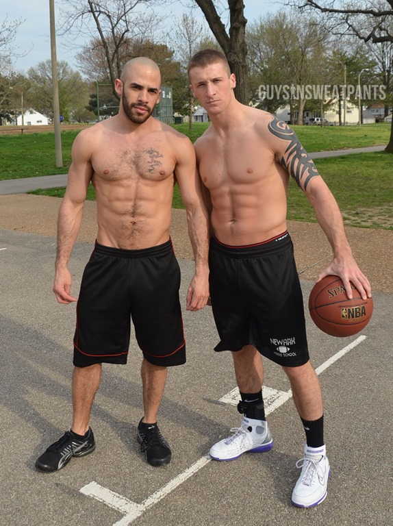 Queer Porn Basket Ball - Sweaty Basketball Players Austin & Connor Fuck Wildly After The Game -  Rough Straight Men